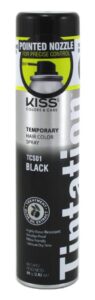 Kiss Tintation Temporary Color Spray Black 2.82 Ounce (Pack of 3), $22.16