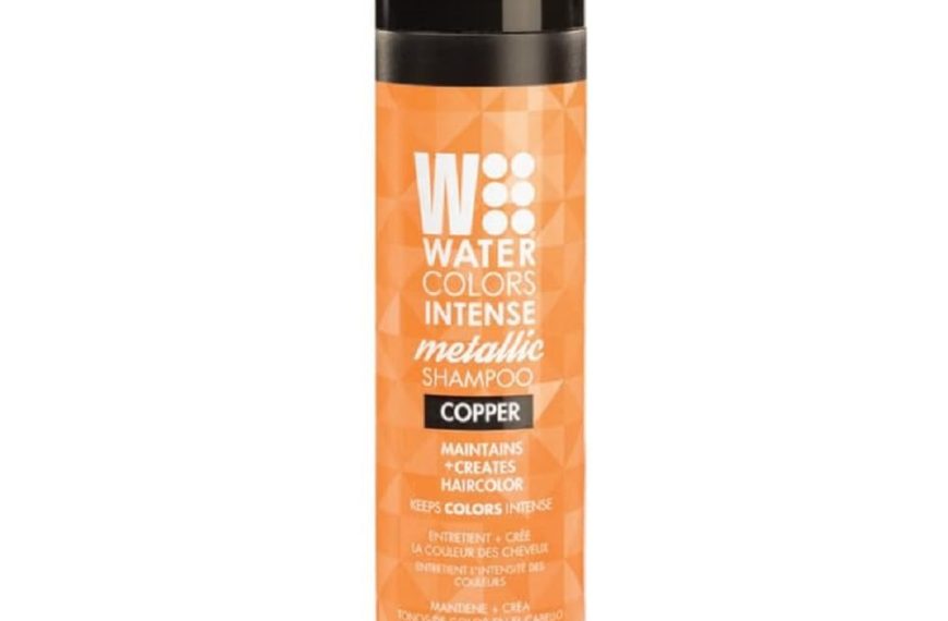 Watercolors INTENSE METALLIC Semi Permanet Color Depositing Shampoo-Sulfate & Paraben Free to Maintain & Enhance Hair Color 8 fl oz – COPPER, $21.98
