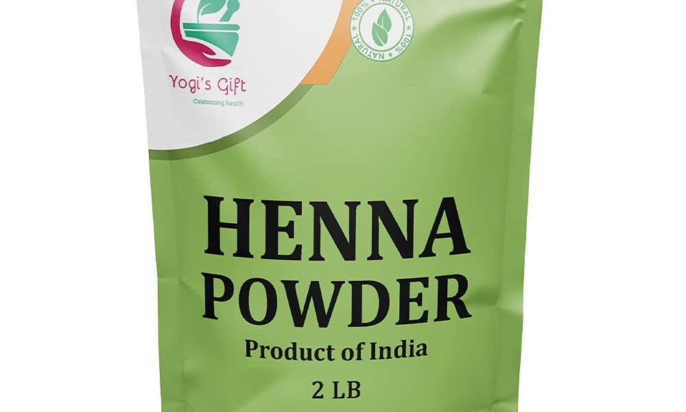 Triple Sifted Henna Powder For Hair | 2 Pound Bulk Pack | 100% Pure Henna Powder | Zero Chemicals, Best results | By Yogi’s Gift, $20.99
