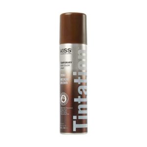 Kiss Tintation Temporary Hair Color Spray, 2.82 Ounce (Medium Brown), $9.99