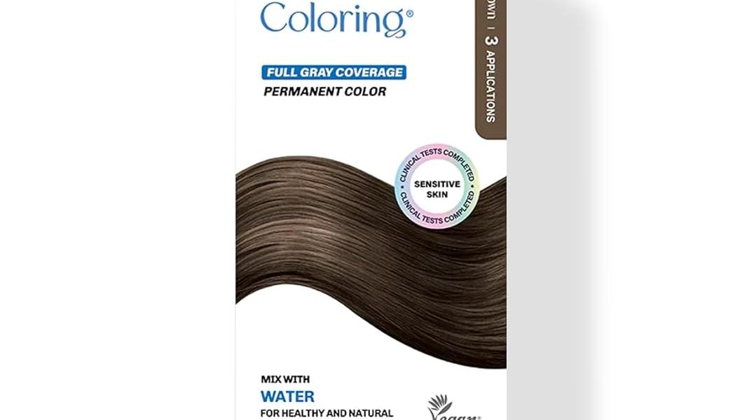 Korean Water Coloring for Gray Hair Coverage Dye, Medium Brown, 3 Packets, Quick & Natural Hair Tint, Vegan & Cruelty-Free Gray Cover, For All Hair Types, 30g (1.05 oz), $17.99