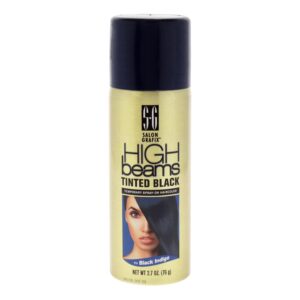 High Beams Tinted Black Temporary Spray - No Bleach Hair Color for Women and Men - Temporary Hair Dye for Subtle Highlights - Black Indigo - 2.7 oz, $9.98
