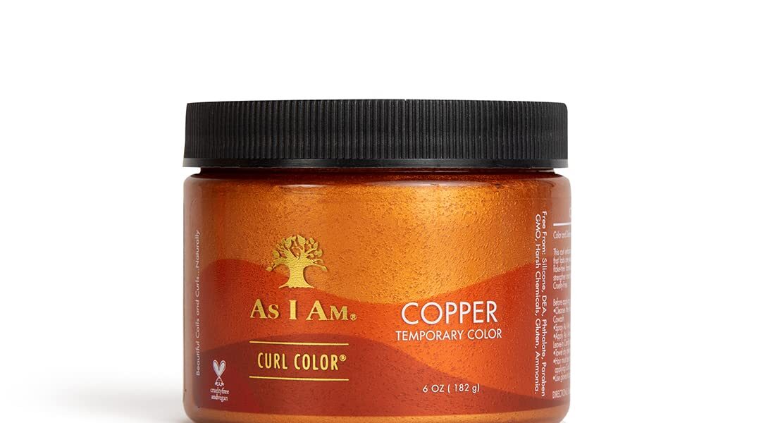 As I Am Curl Color – Copper – 6 ounce – Color and Curling Gel – Temporary Color – Medium Hold – Vegan & Cruelty Free, $7.98