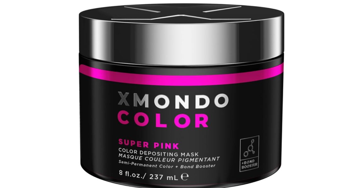 XMONDO Hair Color Super Pink Hair Healing Semi Permanent Color | Vegan Formula with Hyaluronic Acid to Retain Moisture, Vegetable Proteins to Revitalize, and Bond Boosting Technology, 8 Fl Oz 1-Pack, $24.99
