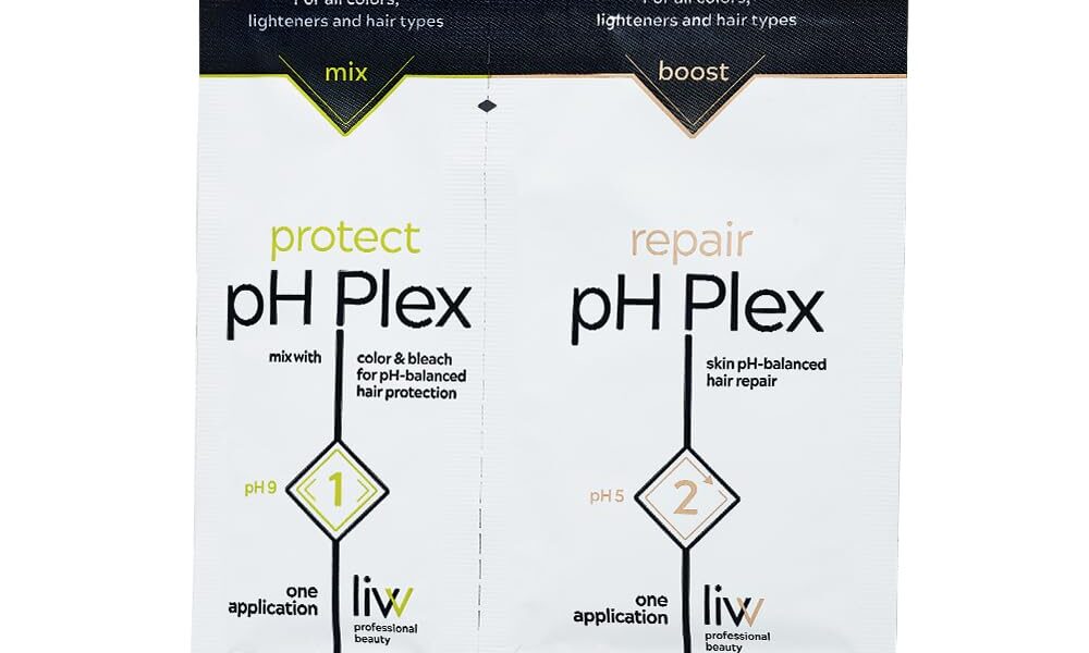 pH Plex Steps 1&2 Protect & Repair Hair Care Treatment – Use with Home Hair Color & Bleach Products – Salon Quality Professional Results at Home – 1 Sachet of Steps 1 & 2, $5.95