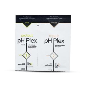 pH Plex Steps 1&2 Protect & Repair Hair Care Treatment - Use with Home Hair Color & Bleach Products - Salon Quality Professional Results at Home - 1 Sachet of Steps 1 & 2, $5.95