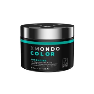 XMONDO Color Turquoise Depositing Mask & Semi-Permanent Turquoise Dye | Infused with Bond Booster Technology & Hyaluronic Acid for Nourishment, Revitalization & Repair, Vegan Formula, 8 Fl Oz 1-Pack, $24.99