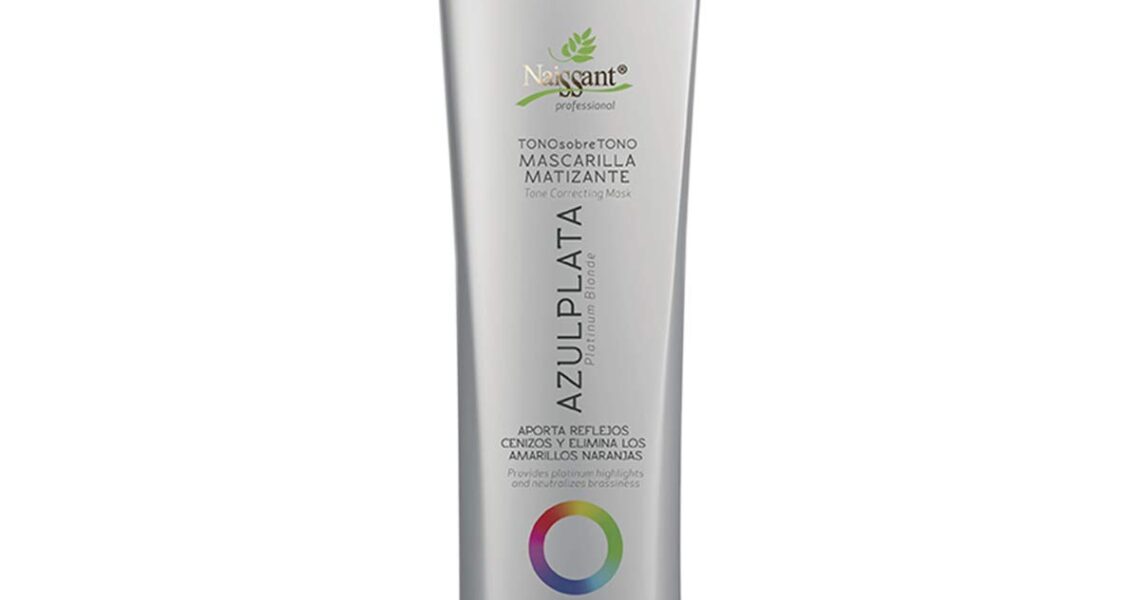 naissant Silver Ash Blonde Hair Blue Toning Mask | Eliminates Brassiness | Neutralizes Yellow & Orange Tones | Paraben, Ammonia & Sulfate Free | Pro-Vitamin B5, Olive Oil & Honey (Azul Plata) 10.1 Fl, $17.95