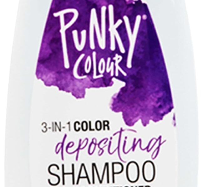 Punky Colour 3-in-1 Color Depositing Hair Cleanser & Conditioner, 8.5 fl oz. (Purpledacious), $14.50