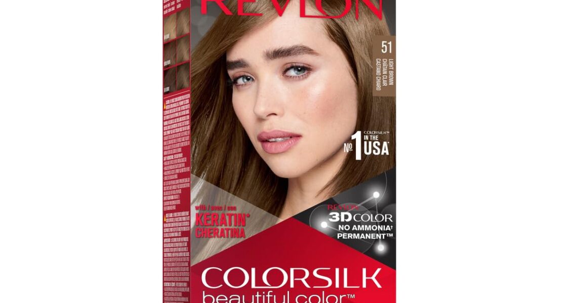 Revlon Permanent Hair Color, Permanent Hair Dye, Colorsilk with 100% Gray Coverage, Ammonia-Free, Keratin and Amino Acids, 40 Medium Ash Brown, 4.4 Oz (Pack of 1), $9.73