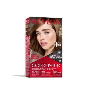 Revlon Permanent Hair Color, Permanent Hair Dye, Colorsilk with 100% Gray Coverage, Ammonia-Free, Keratin and Amino Acids, 40 Medium Ash Brown, 4.4 Oz (Pack of 1), $9.73