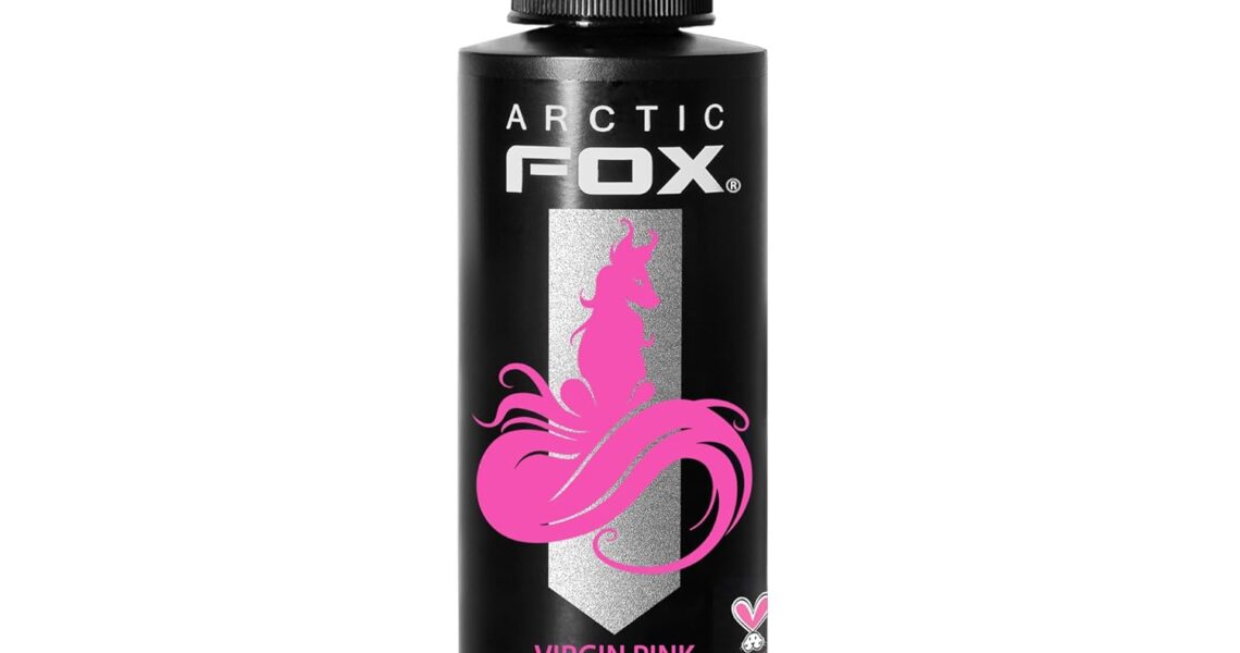 ARCTIC FOX Vegan and Cruelty-Free Semi-Permanent Hair Color Dye (4 Fl Oz, VIRGIN PINK), $13.99