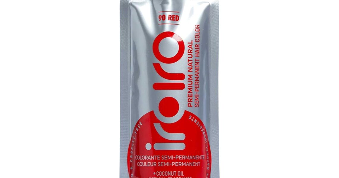 IROIRO Premium Natural Semi-Permanent Hair Color 90 Red (4oz), $12.95