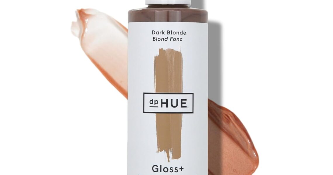 dpHUE Gloss+, Dark Blonde – 6.5 oz (8-12 Applications) – Semi-Permanent Hair Color & Conditioner – Lasts Up to Eight Washes – Paraben, SLS & SLES Sulfate Free – Vegan, Leaping Bunny Certified, $38.00