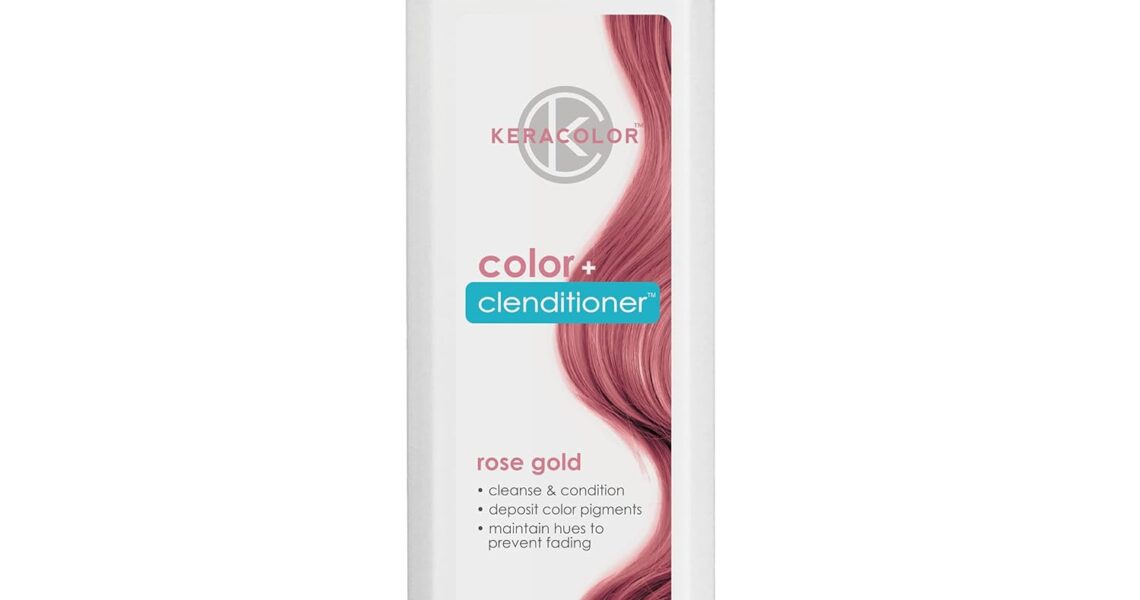 Keracolor Color + Clenditioner 3-in-1 Color-Depositing Conditioner, Gentle Cleansing Conditioner Infusing Semi-Permanent Hair Color, 9 Shades, 33.8 Fl Oz, $44.00