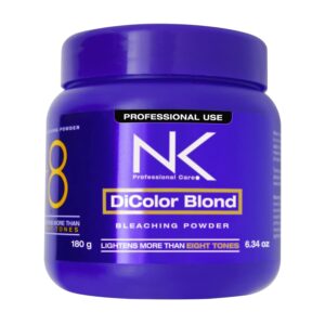 NK Professional Care DiColor Blonde | bleaching powder | lightener for hair | Lightens +8 shades without damaging the hair strand. 180 g, $13.96