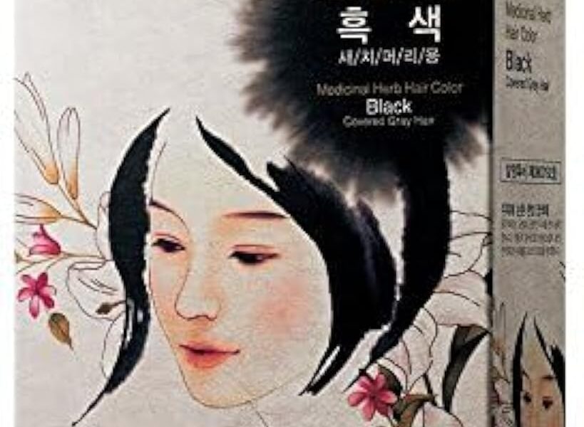 Daeng Gi Meo Ri  Korean Herbal Hair Dye Color Cream [Black] – PPD-Free Gray Coverage, Hair Protection, High-Keratin Formula, 5 Oz, $16.00