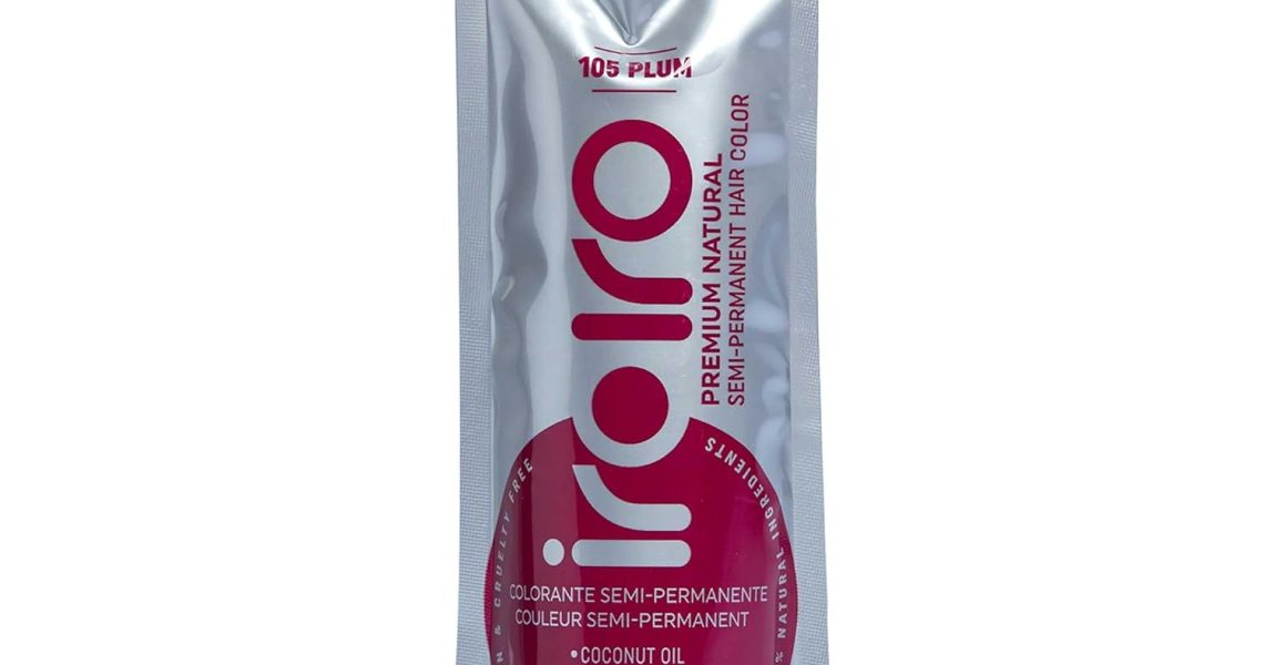 IROIRO Premium Natural Semi-Permanent Hair Color 105 Plum (4oz), $12.95