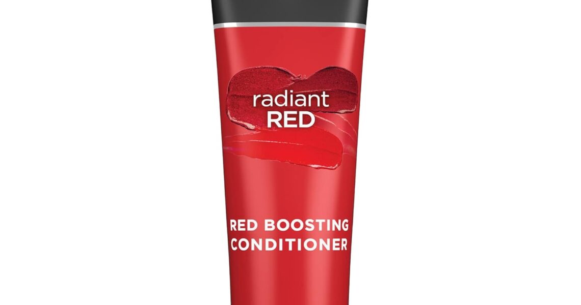 John Frieda Radiant Red, Red Boosting Conditioner, Hydrates and Enhances Red Tones with Pomegranate Extract and Vitamin E for Natural or Color-Treated Red Hair, 8.3 Oz, $11.99