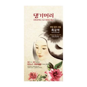 Daeng Gi Meo Ri  Korean Herbal Hair Dye Color Cream [Dark Brown] - PPD-Free Gray Coverage, Hair Protection, High-Keratin Formula, 5 Oz, $16.00