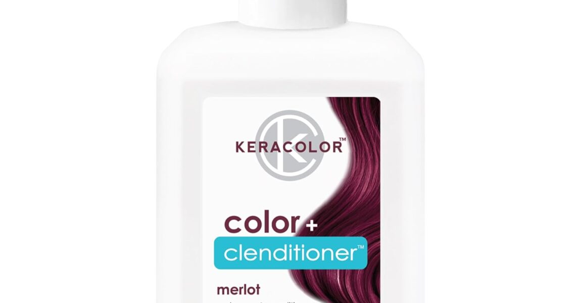 Keracolor Color + Clenditioner 3-in-1 Color-Depositing Conditioner, Gently Cleanses & Conditions, Semi-Permanent Hair Color, 23 Shades, 12 Fl Oz, $22.00
