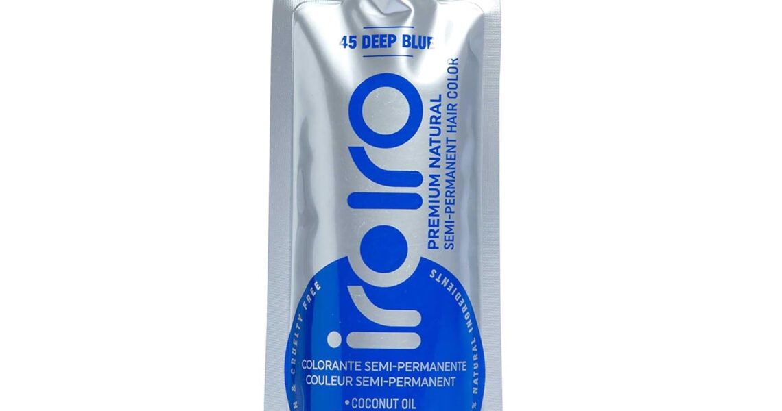 IROIRO Premium Natural Semi-Permanent Hair Color 45 Deep Blue (4oz), $12.95