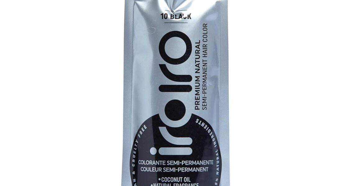 Iroiro Natural Premium Semi-Permanent Hair Color 10 Black 4oz, $12.95