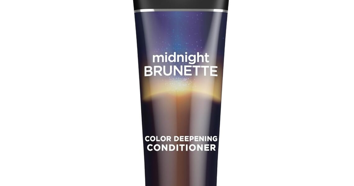 John Frieda Midnight Brunette Conditioner, Color Deepening Conditioner to Enhance and Refresh Brunette Tones, Infused with Cocoa and Primrose Oil to Nourish and Enhance Brunette Tones, 8.3 Oz, $11.99