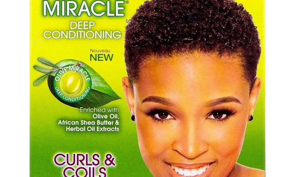 African Pride Olive Miracle Curls & Coils Texturizer – Contains Aloe Vera, Castor Oil & Biotin to Condition & Define Hair, Protect, 1 Kit, $9.98