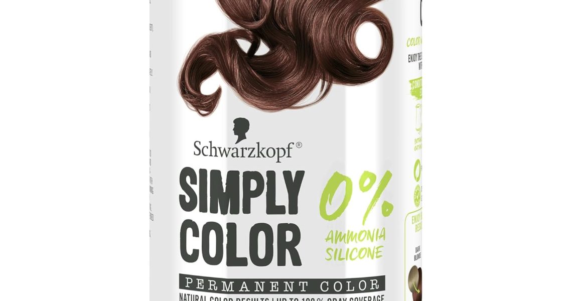 Schwarzkopf Simply Color Hair Color 4.68 Chocolate Cherry, 1 Application – Permanent Hair Dye for Healthy Looking Hair without Ammonia or Silicone, Dermatologist Tested, No PPD & PTD, $12.59