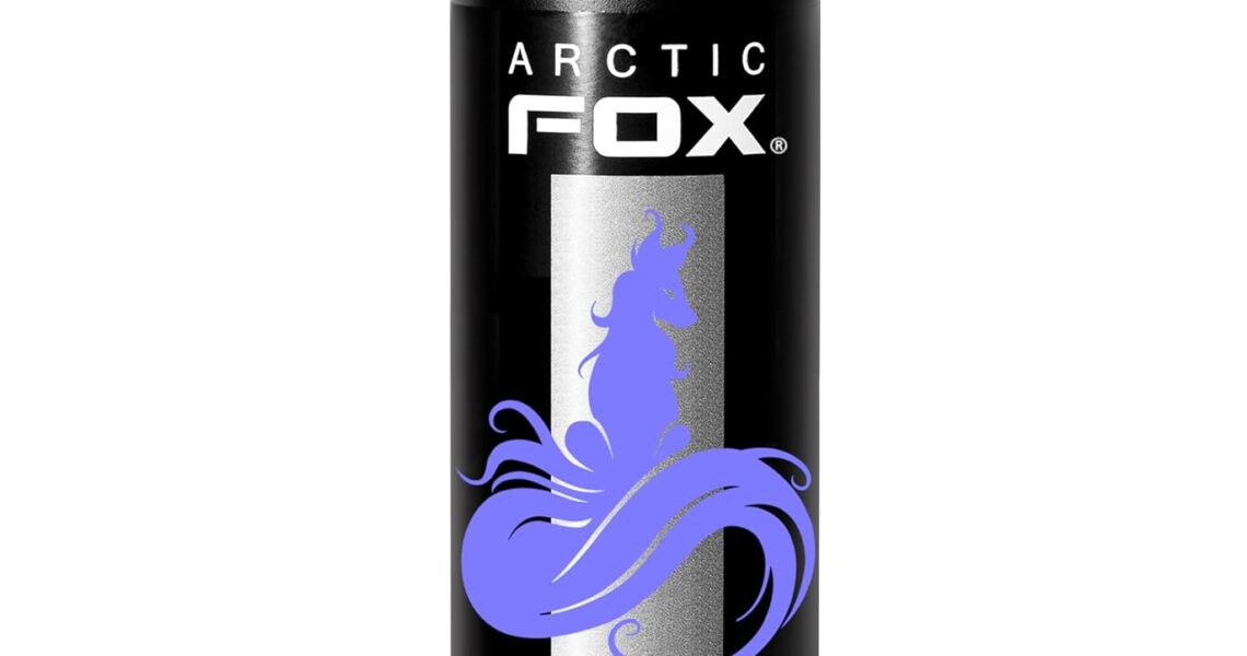 ARCTIC FOX Vegan and Cruelty-Free Semi-Permanent Hair Color Dye (8 Fl Oz, PERIWINKLE), $19.99