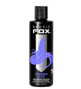 ARCTIC FOX Vegan and Cruelty-Free Semi-Permanent Hair Color Dye (8 Fl Oz, PERIWINKLE), $19.99