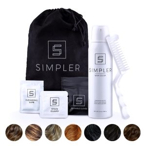 Simpler Hair Color for Men Kit for Full Gray Coverage - Medium Brown Mens Hair Dye - Easy Hair or Beard Dye for 100% Gray Coverage - Ammonia Free Hair Color, Natural Beard Coloring for Men, $49.95