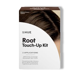 dpHUE Root Touch-Up Kit, Medium Brown - Permanent Hair Color for Gray Coverage - Includes Two Applications - Paraben, SLS & SLES Sulfate Free - Leaping Bunny Certified, $35.00