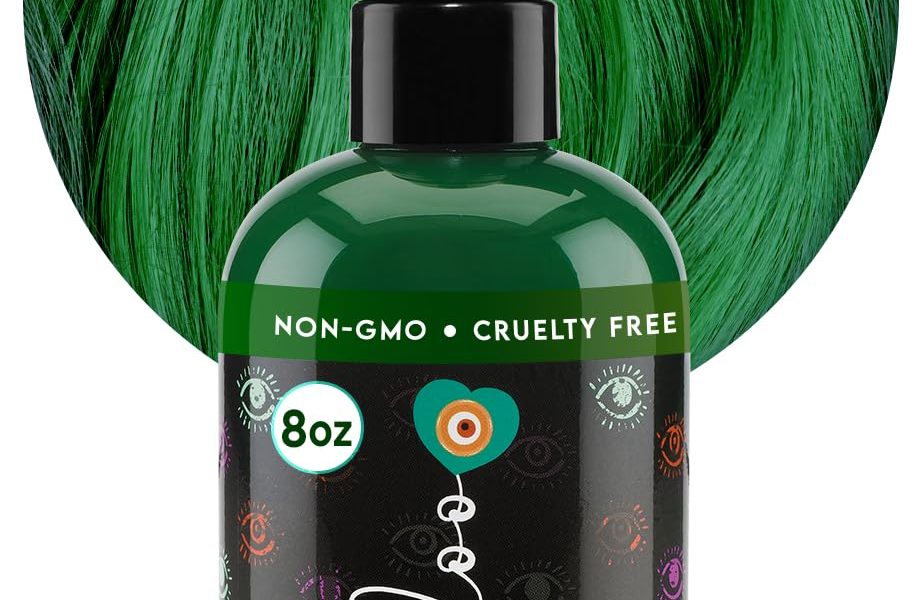 VOODOO Green Hair Paint (Harmony Green) 8 Oz | Vegan Intermixable Temporary Hair Color | Cruelty-Free | Non-Drippy, Creamy, & Vibrant | Ammonia-Free Temporary Hair Color (8 Oz), $16.99