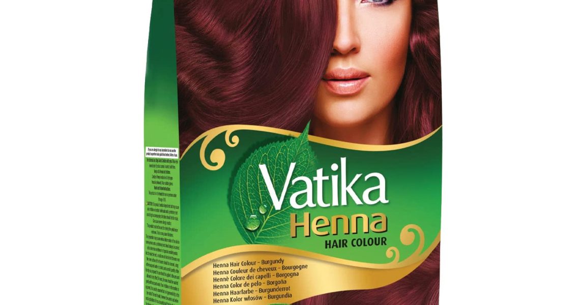 Vatika Naturals – Burgundy, Henna Hair Dye and Conditioner, 100% Grey Coverage, 6 Sachets (2.11 Ounce Each), Ammonia Free, Semi-Permanent, For Normal Hair, Suitable for Grey Hair, $8.35