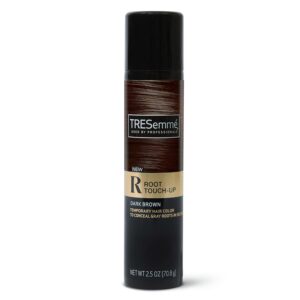 TRESemm Temporary Hair Color Root Touch-Up Dark Brown Ammonia-free, Peroxide-free Root Cover Up Spray 2.5 Fl Oz, $7.99