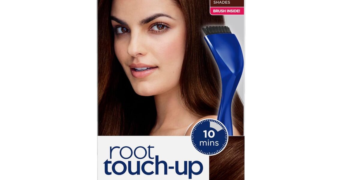 Clairol Root Touch-Up by Nice’n Easy Permanent Hair Dye, 3.5R Darkest Auburn Hair Color, Pack of 1, $9.99