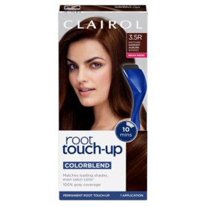 Clairol Root Touch-Up by Nice'n Easy Permanent Hair Dye, 3.5R Darkest Auburn Hair Color, Pack of 1, $9.99