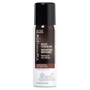 AGE beautiful Root Touch Up Hair Color Spray | Touch-Up Gray Concealer | Temporary Cover Up | Adds Volume & Covers Thinning Patches | Water, Sweat, Stain Resistant, $14.00