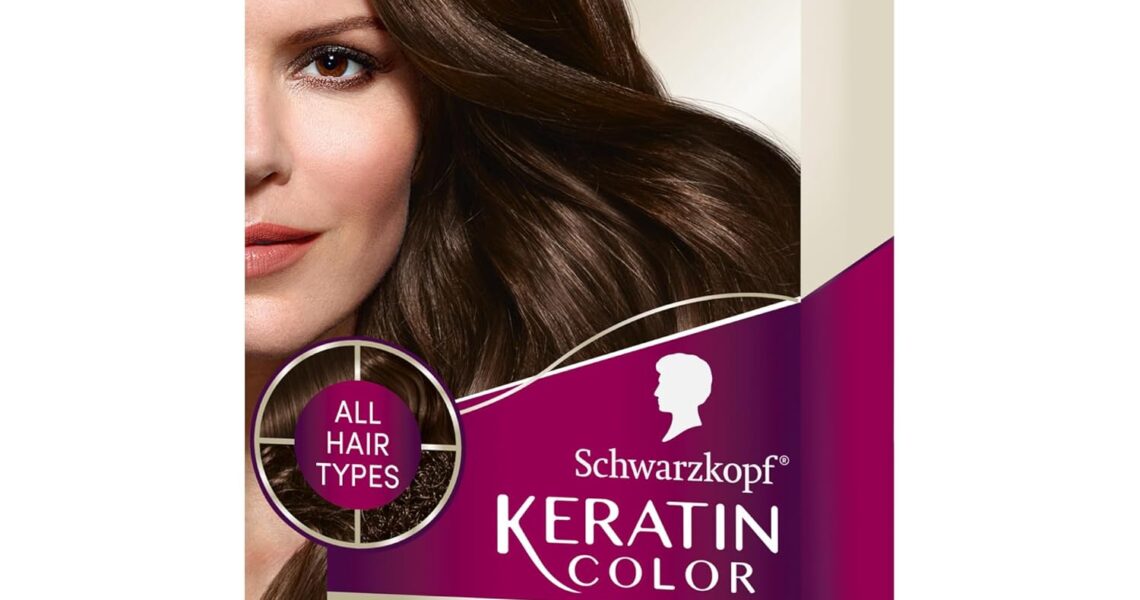 Schwarzkopf Keratin Color Permanent Hair Color, 4.0 Cappuccino, 1 Application – Professionally Inspired Permanent Hair Dye, for up to 80% Less Breakage vs Untreated Hair and up to 100% Gray Coverage, $11.97