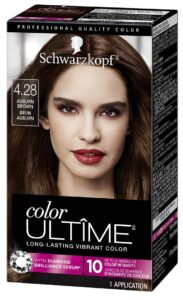 Schwarzkopf Color ultime permanent hair color creme, glam nights, 4.28 auburn brown, $7.95