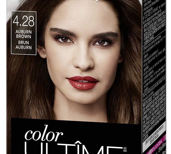 Schwarzkopf Color ultime permanent hair color creme, glam nights, 4.28 auburn brown, $7.95