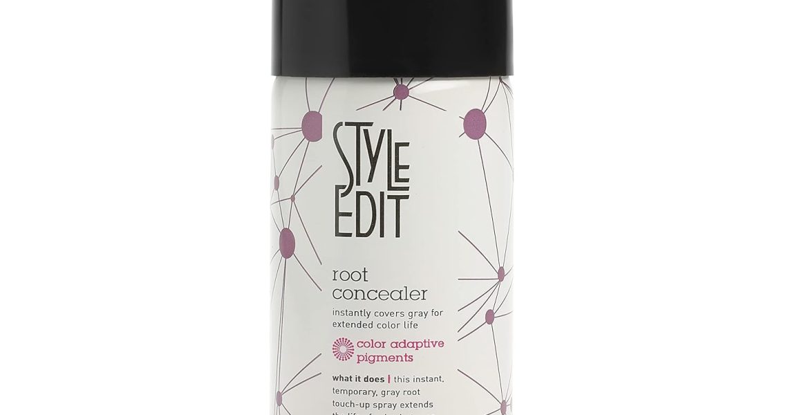 Style Edit Root Touch Up Spray for Light Brown Hair | Cover Up Hair Color for Gray Hair Coverage | Temporary Light Brown Hair Dye | 0.75 oz. Travel Size Spray, $14.99