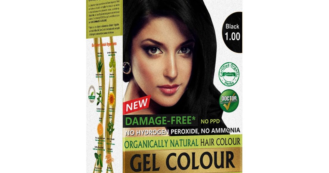 Indus Valley Natural Organic Damage Free Gel Hair Color | Ammonia Free, Vegan & Cruelty Free | Up to 100% Gray Coverage, Long Lasting Results |Black 1.0 (20gram+200ml), $15.95