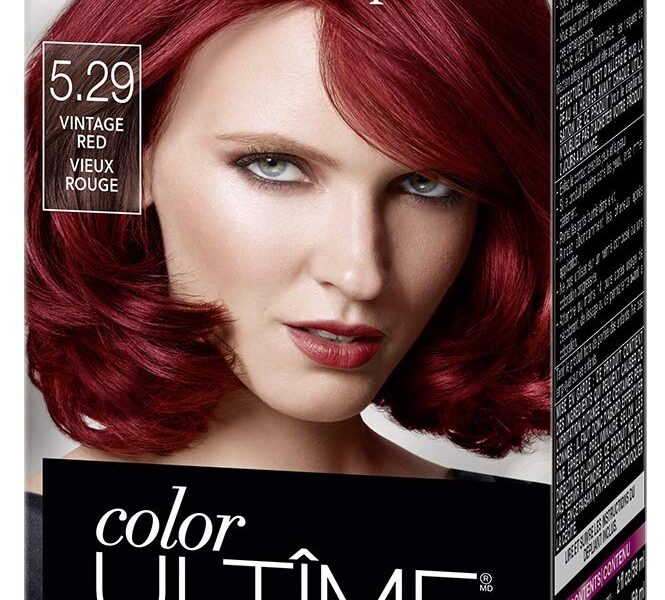 Schwarzkopf Color Ultime Hair Color, 5.29 Vintage Red, 1 Application – Permanent Red Hair Dye for Vivid Color Intensity and Fade-Resistant Shine up to 10 Weeks, $11.97