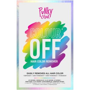 Punky Colour Off Hair Dye Remover Kit, Safely Removes Temporary, Semi-Permanent, Demi-Permanent, and Permanent Hair Colors, Easy and Gentle Hair Color Removal Solution, $14.99