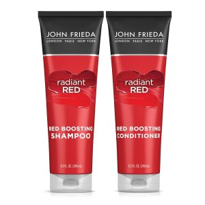 John Frieda Radiant Red Shampoo & Conditioner Bundle, Enhancing Shampoo & Conditioner, Helps Enhance Shades, with Pomegranate and Vitamin E, $22.99