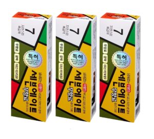 Seven Eight Hair Dye Ammonia Free Creamy Type Hair Color 7 Natural Black Brown (Pack of 3), $24.99