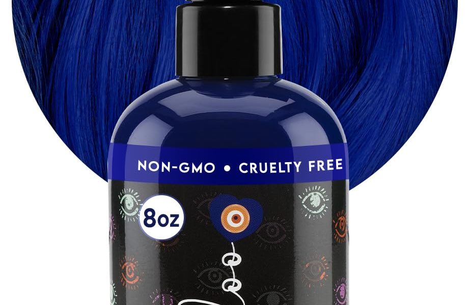 VOODOO Blue Hair Paint (Serenity) 8 Oz | Vegan & Cruelty-Free Blue Hair Dye | Ammonia, Sulfate & Paraben-Free | Intermixable Temporary Hair Dye | DIY Semi Permanent Hair Color (8 Oz), $16.99